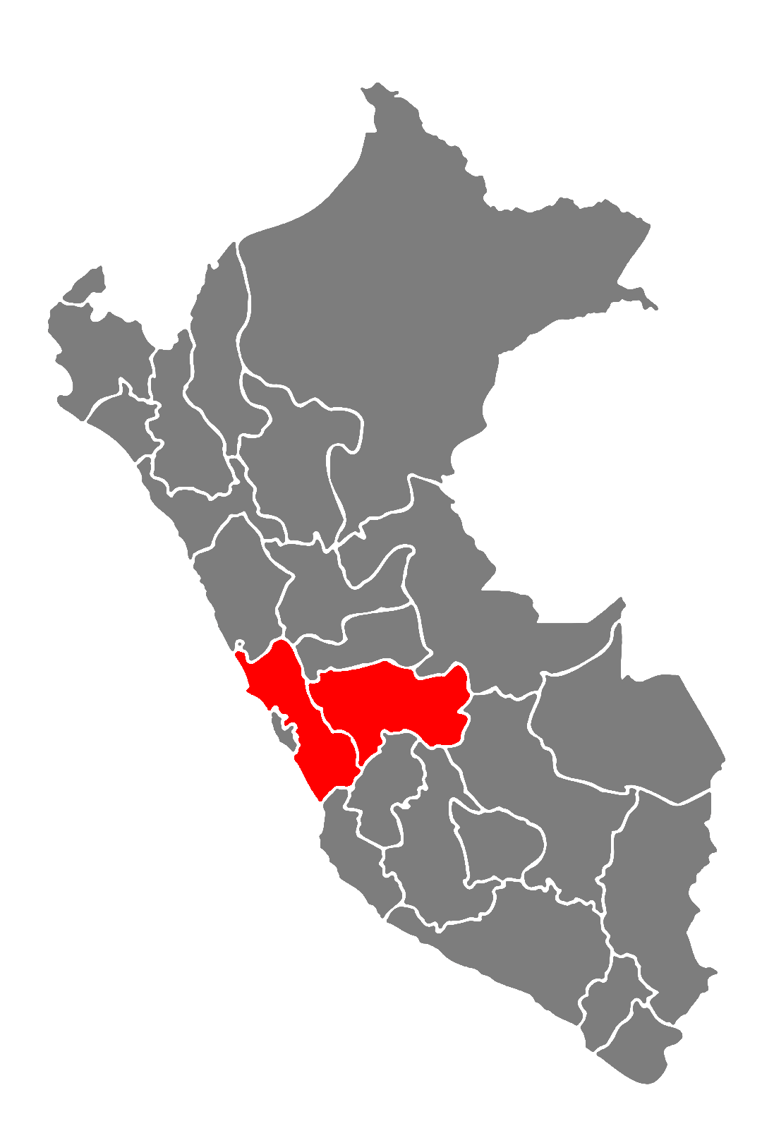 Mapa del Perú
